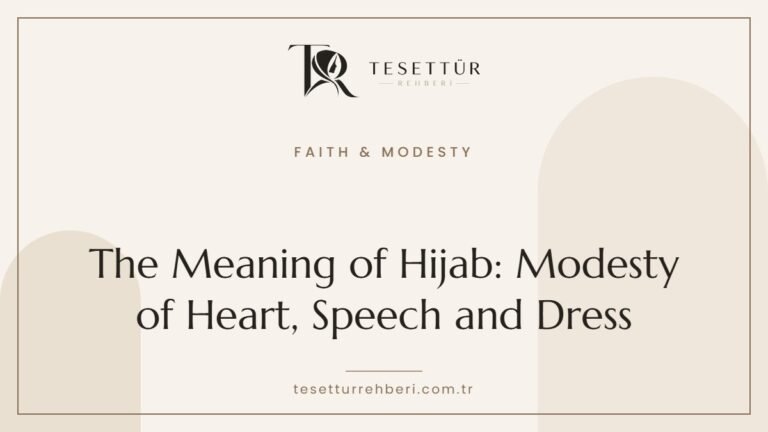 The meaning of hijab and modesty in Islam cover image