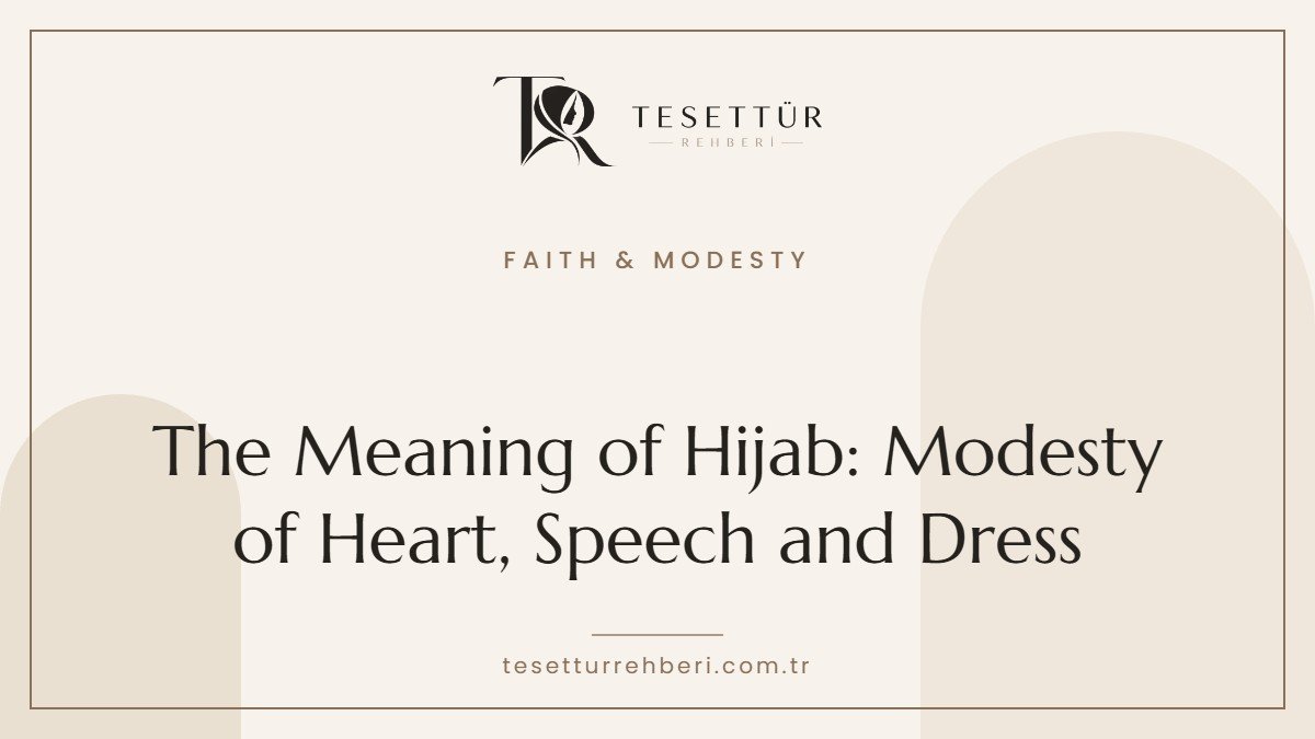The meaning of hijab and modesty in Islam cover image